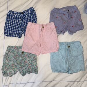 Bundle of 5 Pairs of Janie and Jack Shorts in size 3T
